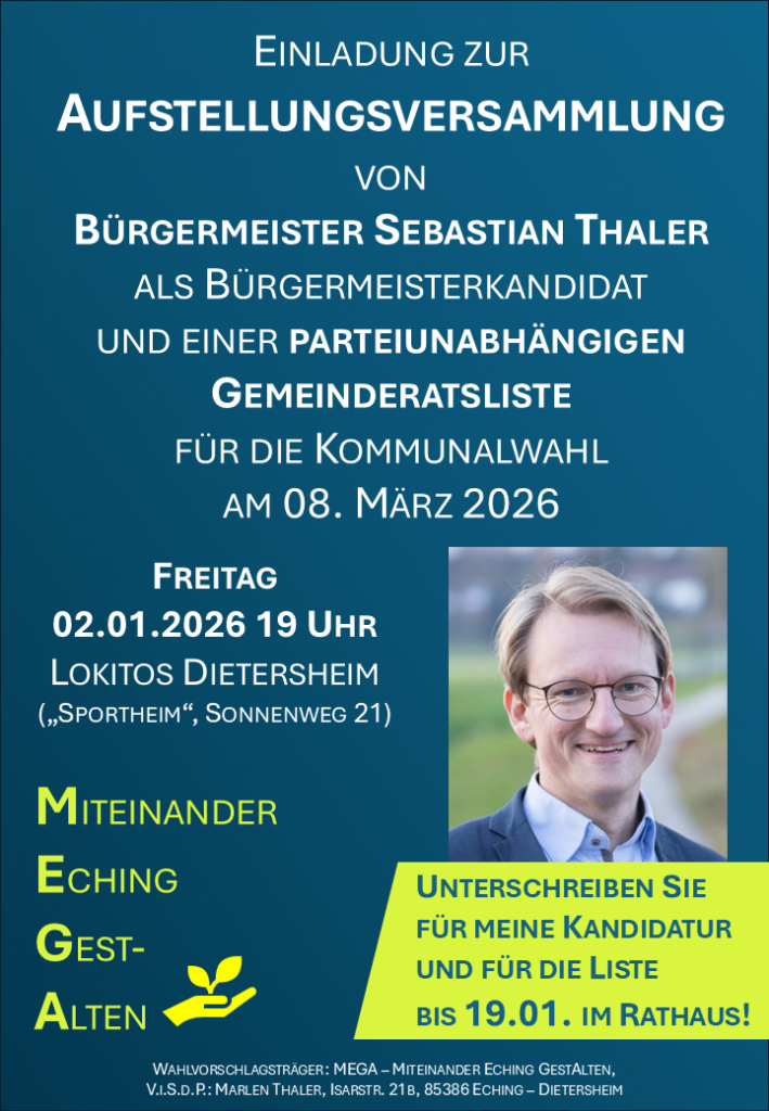 MEGA Aufstellungsversammlung